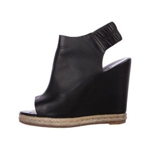BALENCIAGA LEATHER GLOVE WEDGES